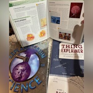 Various Science and Explanation Book Set including DK and National Geographic